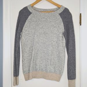 Banana Republic Waffle Knit Baseball Style Sweater